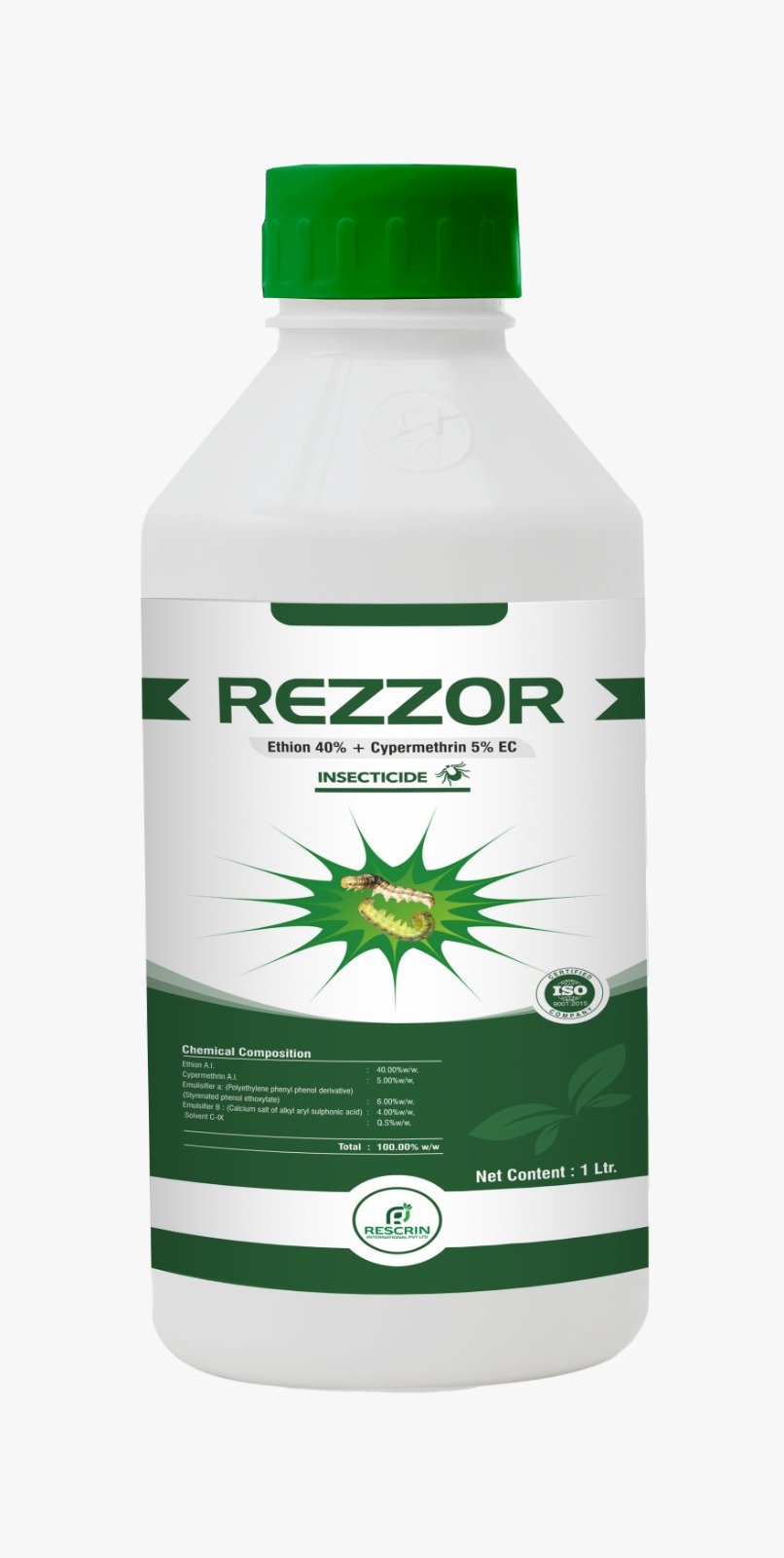 REZZOR product pack shot from brochure
