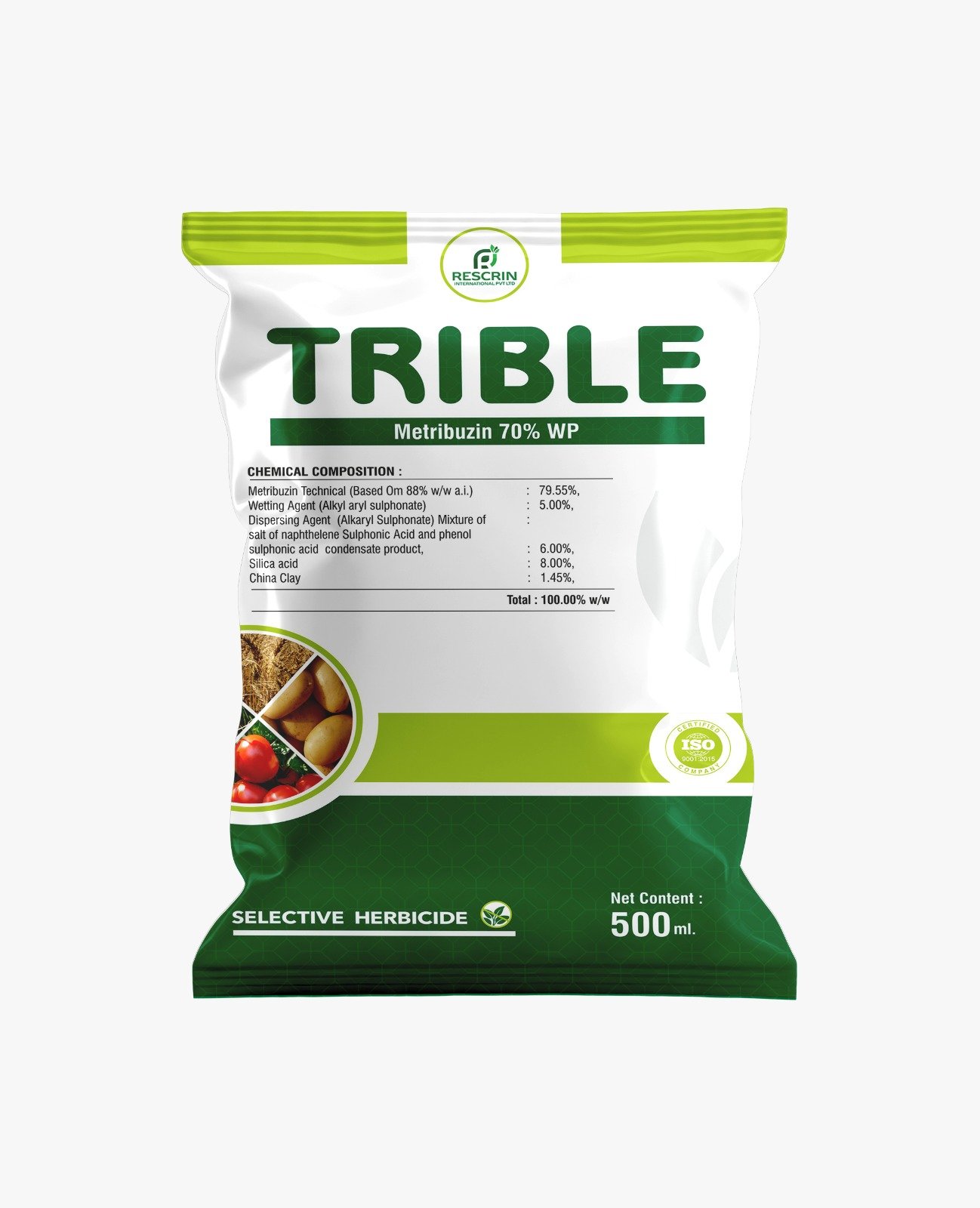 TRIBLE product pack shot from brochure